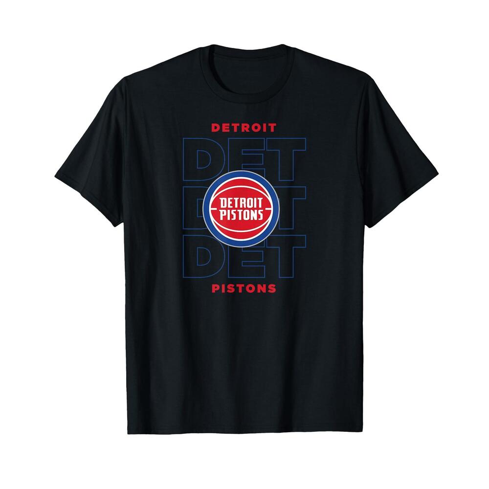 Nba - Detroit Pistons Stacked City  T-Shirt